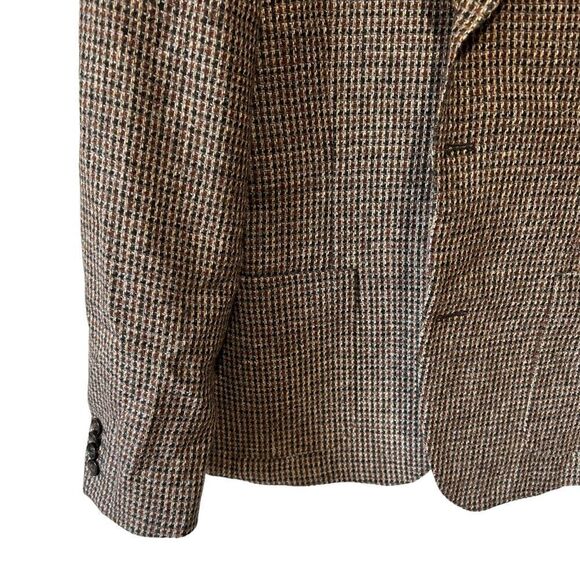 Officine Generale Men's Houndstooth 375 Wool Sport Coat Blazer Revolve - Picture 7 of 11